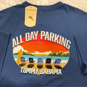 Tommy Bahama Men’s All DAY PARKING Dockside Blue T-shirt Size L